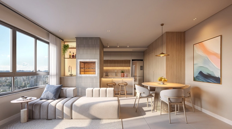 APARTAMENTO COM 2 SUÍTES NO CENTRO DE CHAPECÓ - LANÇAMENTO NA PLANTA: 33ª foto da galeria de imagens do imóvel
