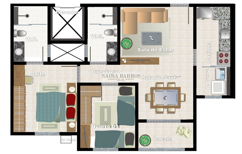 Apartamento rio da prata no São Francisco: 12ª foto da galeria de imagens do imóvel