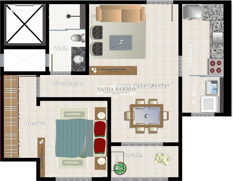 Apartamento rio da prata no São Francisco: 13ª foto da galeria de imagens do imóvel