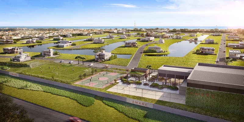 Lote beira lago em condomínio sucesso de vendas.: 2ª foto da galeria de imagens do imóvel
