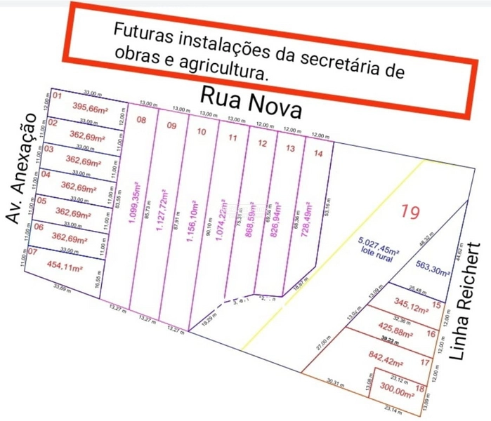Rolante- Terreno de 5.000 m² com rede Trífásica em frente- Centro: 2ª foto da galeria de imagens do imóvel