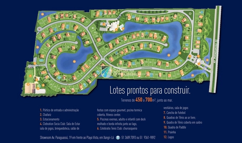 Terreno 459m² no bairro Celebration em Xangri-lá para Comprar