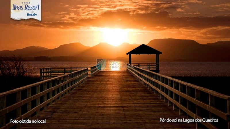Terreno frente leste e fundos para o lago em condomínio fechado: 7ª foto da galeria de imagens do imóvel