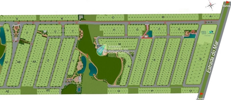Terreno comercial no Santorini: 1ª foto da galeria de imagens do imóvel