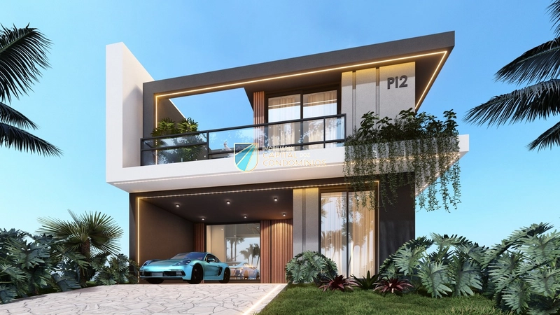 Sobrado beira lago no condomínio Allure Beach Condo