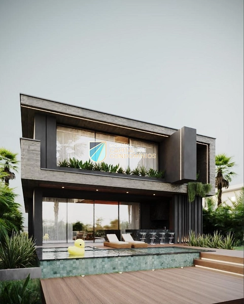 Sobrado beira lago mobiliado no condomínio AMARE: 2ª foto da galeria de imagens do imóvel