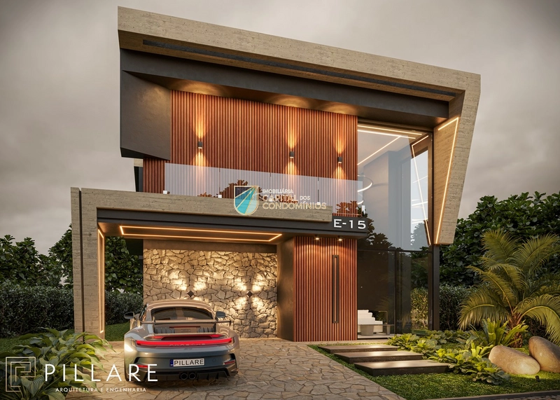 Casa mobiliada, decorada e com piscina no condomínio Amare