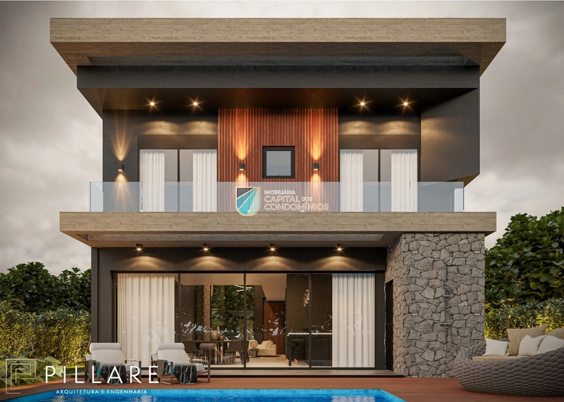 Casa mobiliada, decorada e com piscina no condomínio Amare: 4ª foto da galeria de imagens do imóvel