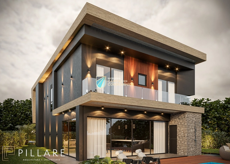 Casa mobiliada, decorada e com piscina no condomínio Amare: 2ª foto da galeria de imagens do imóvel