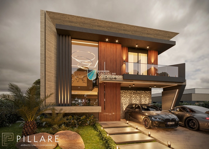 Casa beira lago, mobiliada e com piscina no condomínio Zen: 2ª foto da galeria de imagens do imóvel