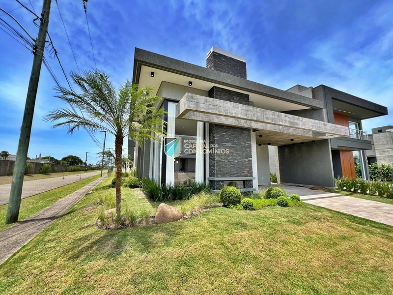 Casa térrea de esquina - beira lago