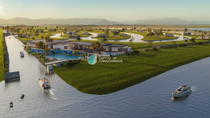 LANÇAMENTO DE CONDOMÍNIO NÁUTICO COM CANAIS NAVEGÁVEIS: 8ª foto da galeria de imagens do imóvel
