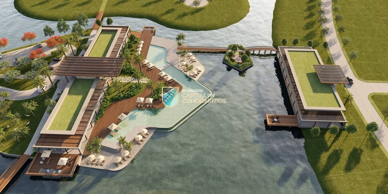 Excelente lote beira lago no condomínio Isla em Xangri-lá: 3ª foto da galeria de imagens do imóvel