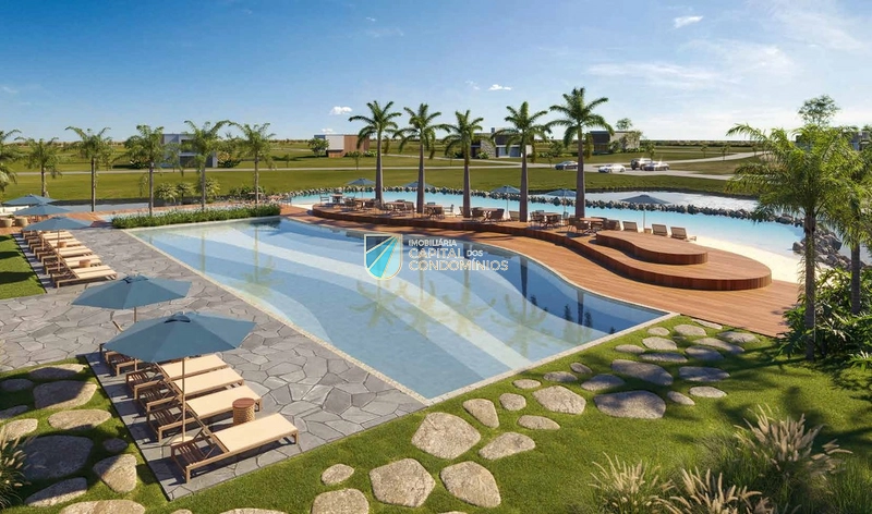 Lote beira lago no condomínio Península: 5ª foto da galeria de imagens do imóvel