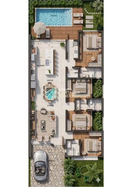 Casa térrea no Raro: 14ª foto da galeria de imagens do imóvel