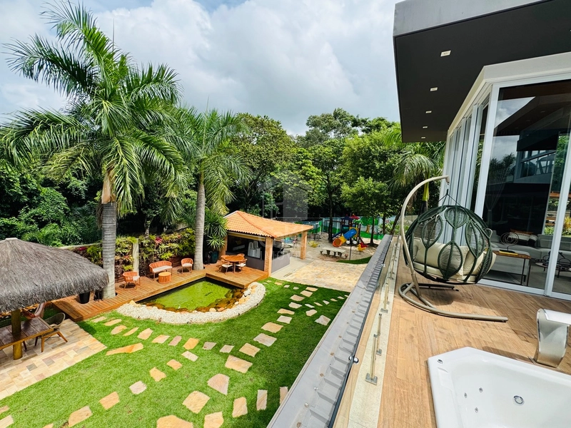 Mansão de luxo com 4 suítes, piscina e lago condomínio Green Valley: 79ª foto da galeria de imagens do imóvel