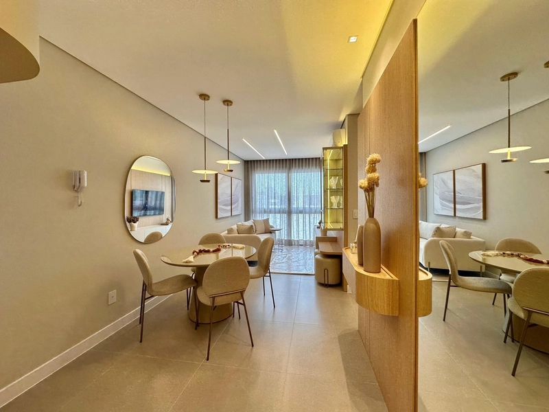 Apartamento 2 Dormitórios mobiliado,  decorado e de frente