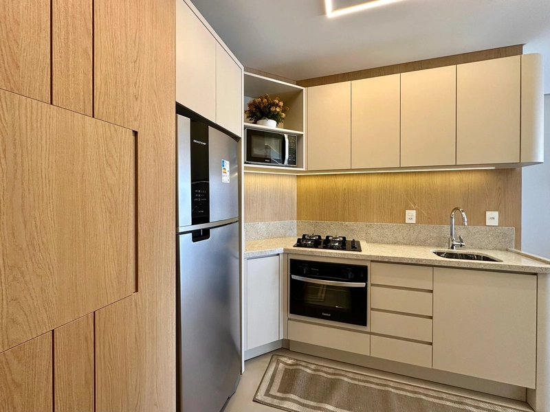 Apartamento 2 Dormitórios mobiliado,  decorado e de frente: 8ª foto da galeria de imagens do imóvel