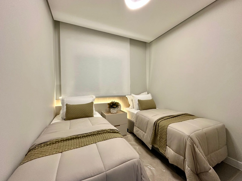 Apartamento 2 Dormitórios mobiliado,  decorado e de frente: 11ª foto da galeria de imagens do imóvel