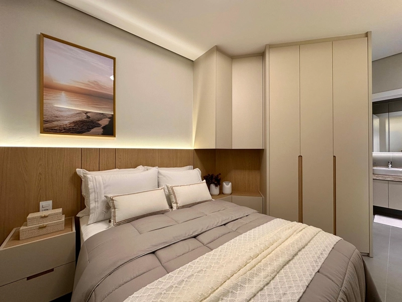 Apartamento 2 Dormitórios mobiliado,  decorado e de frente: 15ª foto da galeria de imagens do imóvel