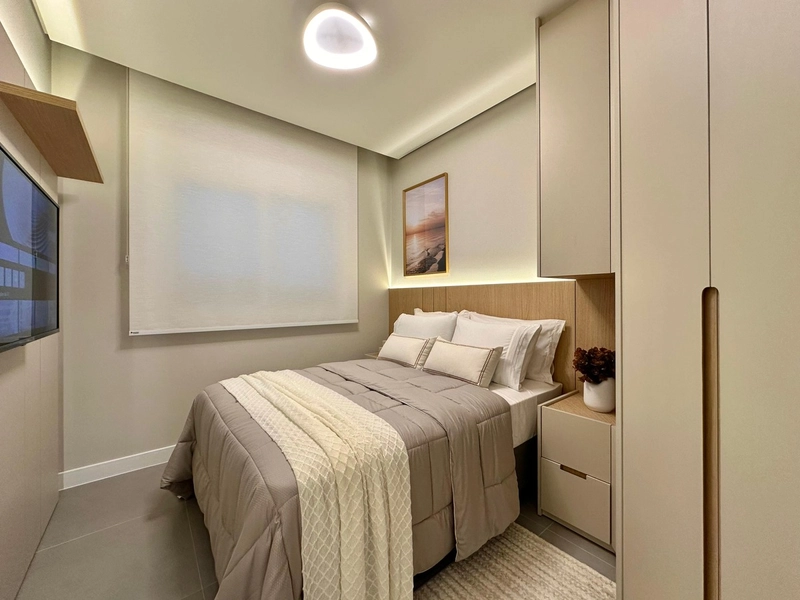 Apartamento 2 Dormitórios mobiliado,  decorado e de frente: 14ª foto da galeria de imagens do imóvel