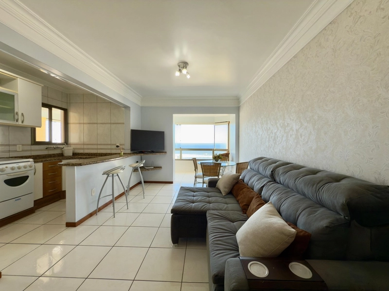 Apartamento de 2 dormitórios com vista para o mar no Centro de Capão: 1ª foto da galeria de imagens do imóvel