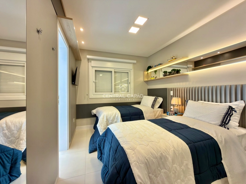 Apartamento com 3 suítes mobiliado e decorado em Capão da Canoa: 23ª foto da galeria de imagens do imóvel