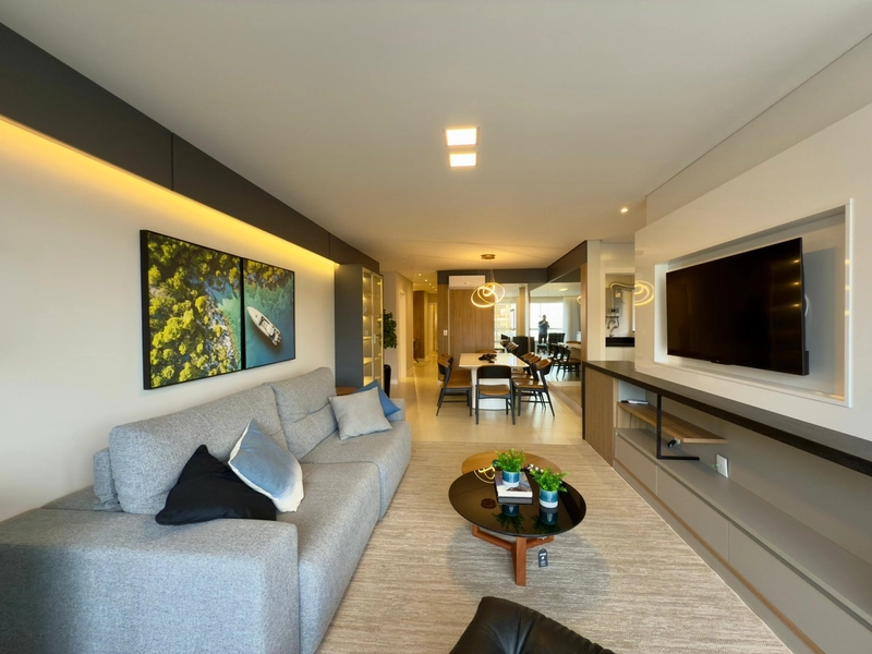 Apartamento com 3 suítes mobiliado e decorado em Capão da Canoa: 7ª foto da galeria de imagens do imóvel
