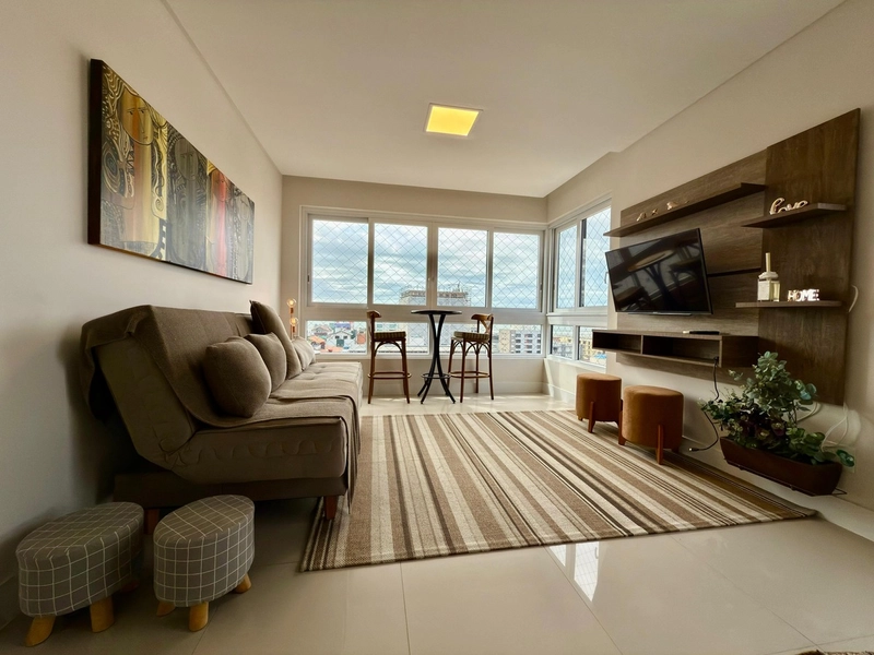 Apartamento de 2 dormitórios com vista para o mar no Centro de Capão