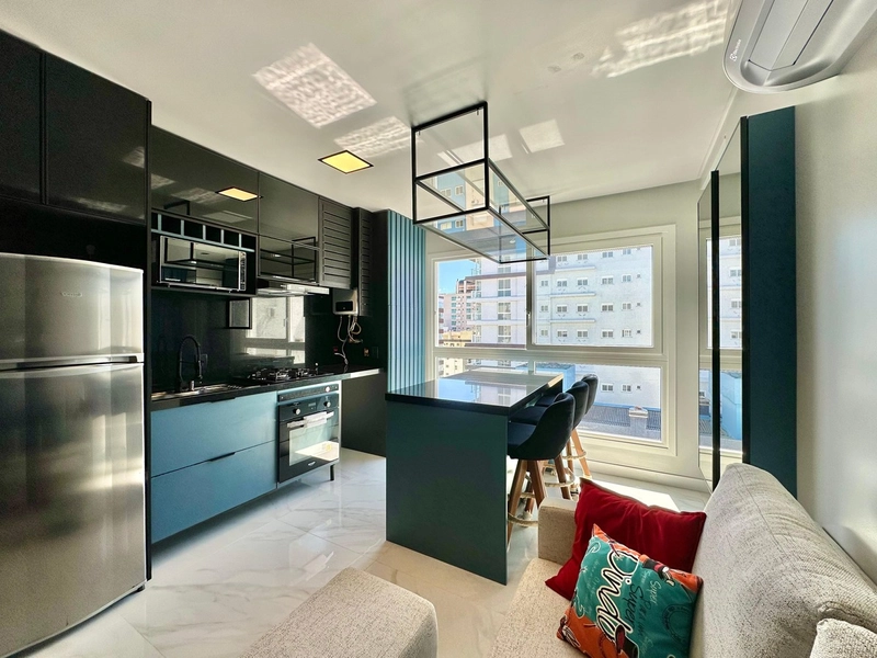 APARTAMENTO NUNCA HABITADO DE 1 DORMITÓRIO MOBÍLIA DESTACADA: 5ª foto da galeria de imagens do imóvel