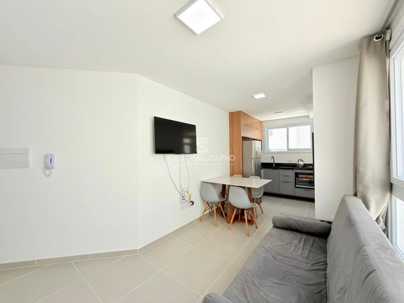 Apartamento 1 dormitório mobiliado com box à venda em Capão: 6ª foto da galeria de imagens do imóvel