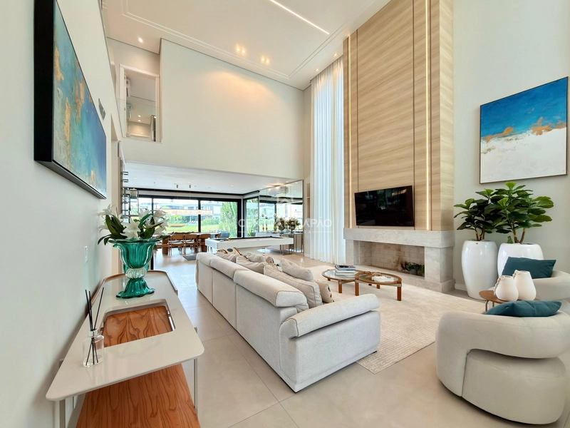 Sobrado 5 suítes beira lago à venda no condomínio Sense: 5ª foto da galeria de imagens do imóvel