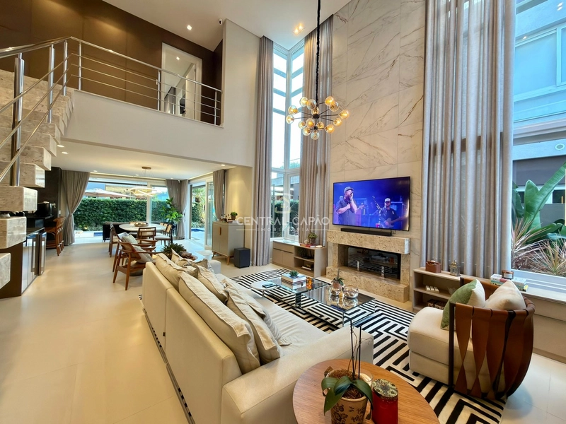 Casa 4 suítes com piscina aquecida à venda no condomínio Malibu: 5ª foto da galeria de imagens do imóvel