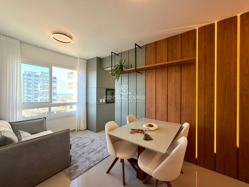 Apartamento 1 dormitório mobiliado e decorado à venda em Capão: 2ª foto da galeria de imagens do imóvel