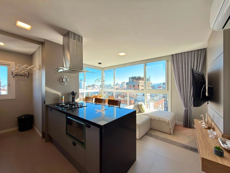 Apartamento de frente com vista para o mar de todos os ambientes: 4ª foto da galeria de imagens do imóvel