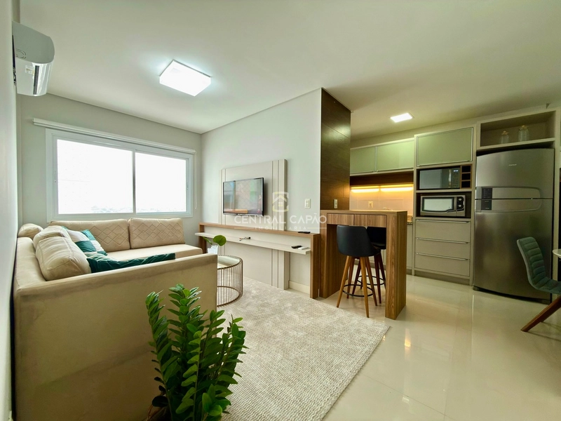Apartamento de 1 dormitório amplo no Centro de Capão: 1ª foto da galeria de imagens do imóvel