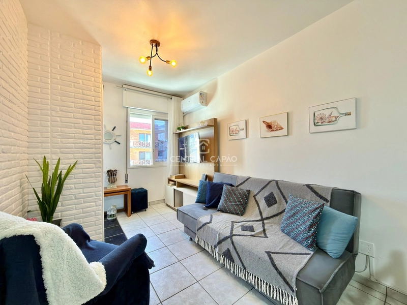 Apartamento 1 dormitório de frente à venda no centro de Capão