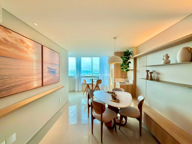 Apartamento 2 dormitórios com sacada de frente para o mar: 5ª foto da galeria de imagens do imóvel