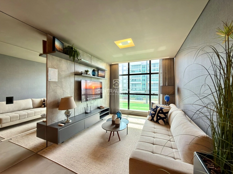 Apartamento 1 dormitório decorado em Atlântida