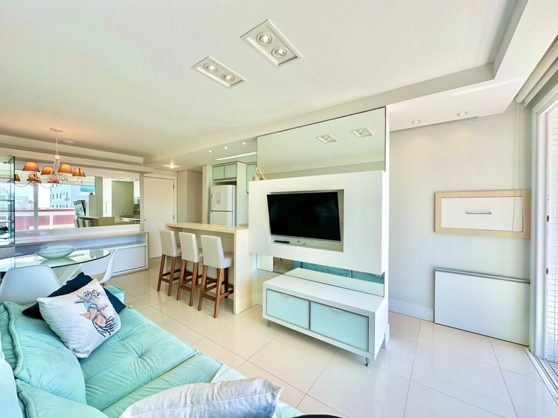Apartamento de 1 quarto de frente mobiliado e decorado!: 9ª foto da galeria de imagens do imóvel