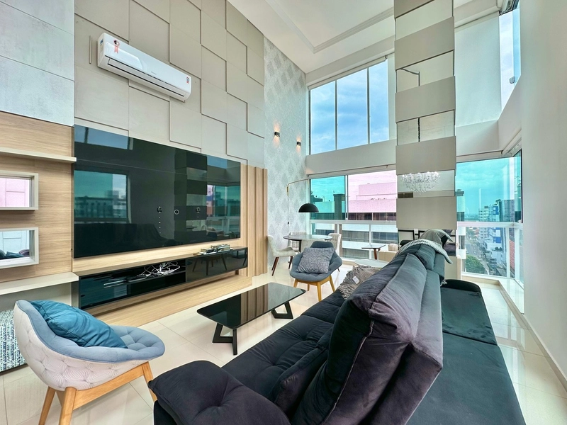 Apartamento de 3 dormitórios de esquina com vista para o mar: 5ª foto da galeria de imagens do imóvel