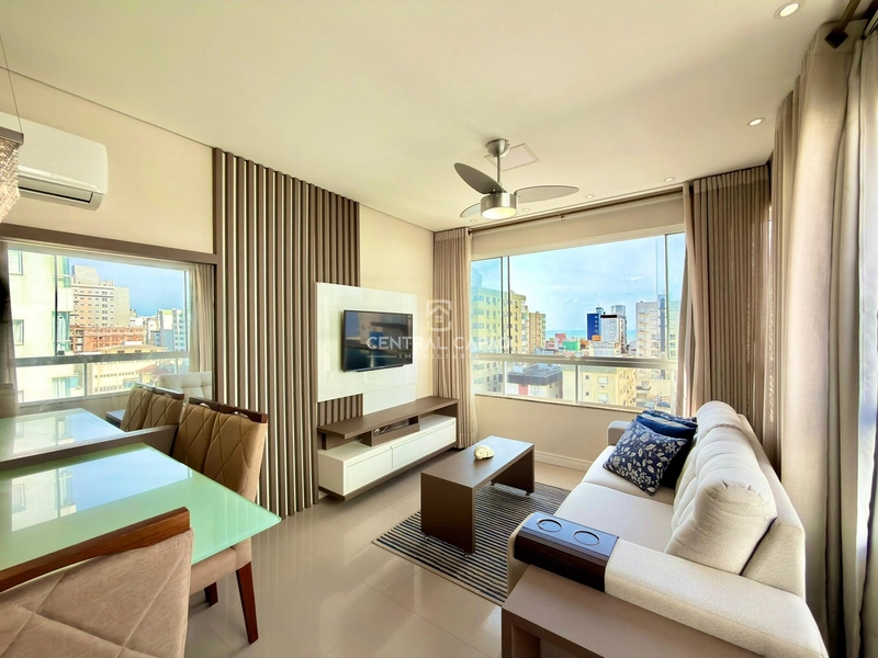 Apartamento de 2 dormitórios com suíte Mobiliado & Decorado