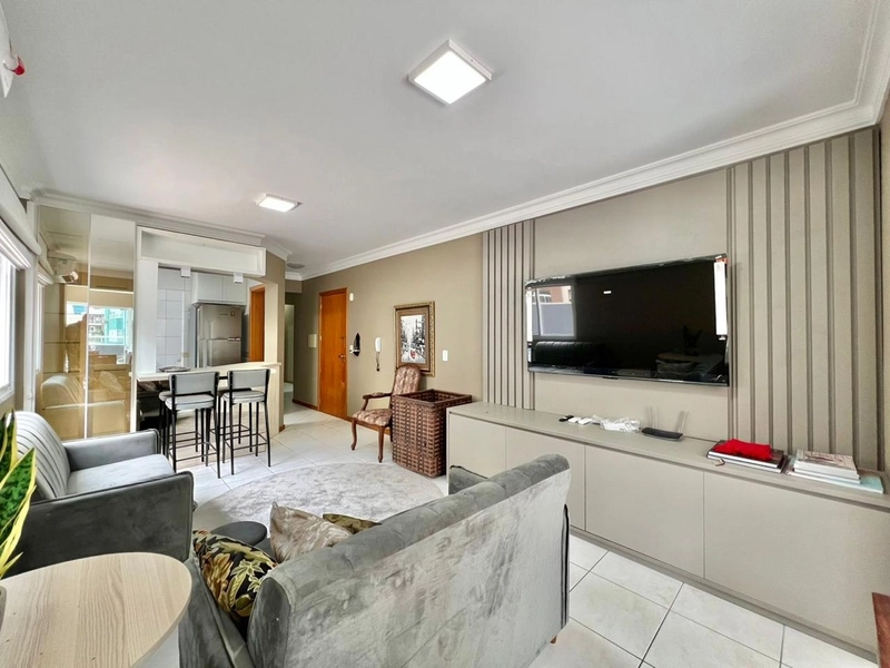 Apartamento de dois dormitórios decorado e mobiliado com terraço: 13ª foto da galeria de imagens do imóvel