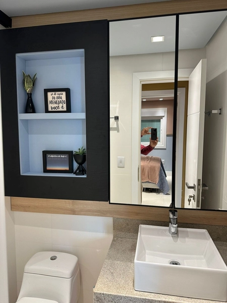 Apartamento de 2 dormitórios com suíte Mobiliado & Decorado: 10ª foto da galeria de imagens do imóvel