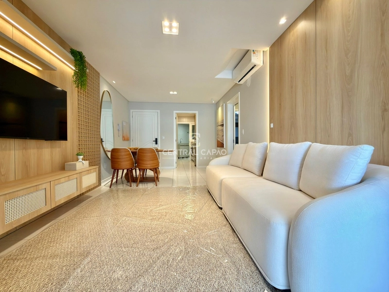 Apartamento com sacada de frente à uma quadra do mar: 7ª foto da galeria de imagens do imóvel