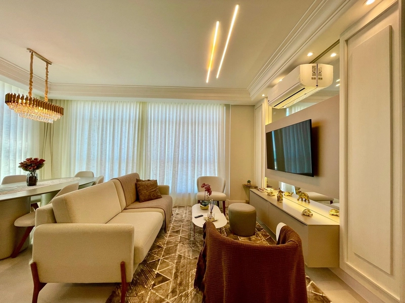 Apartamento 3 dormitórios alto padrão com vista eterna para o mar: 3ª foto da galeria de imagens do imóvel