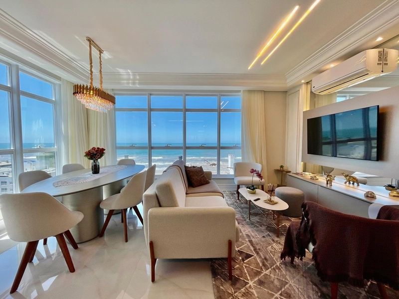 Apartamento 3 dormitórios alto padrão com vista eterna para o mar: 10ª foto da galeria de imagens do imóvel