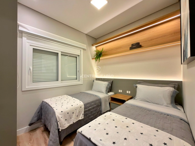 Apartamento 2 dormitórios com sacada de frente à uma quadra do mar: 14ª foto da galeria de imagens do imóvel