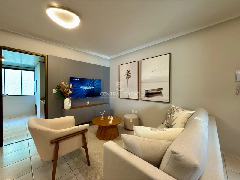 Apartamento de 2 quartos decorado a uma quadra do mar em Capão: 4ª foto da galeria de imagens do imóvel