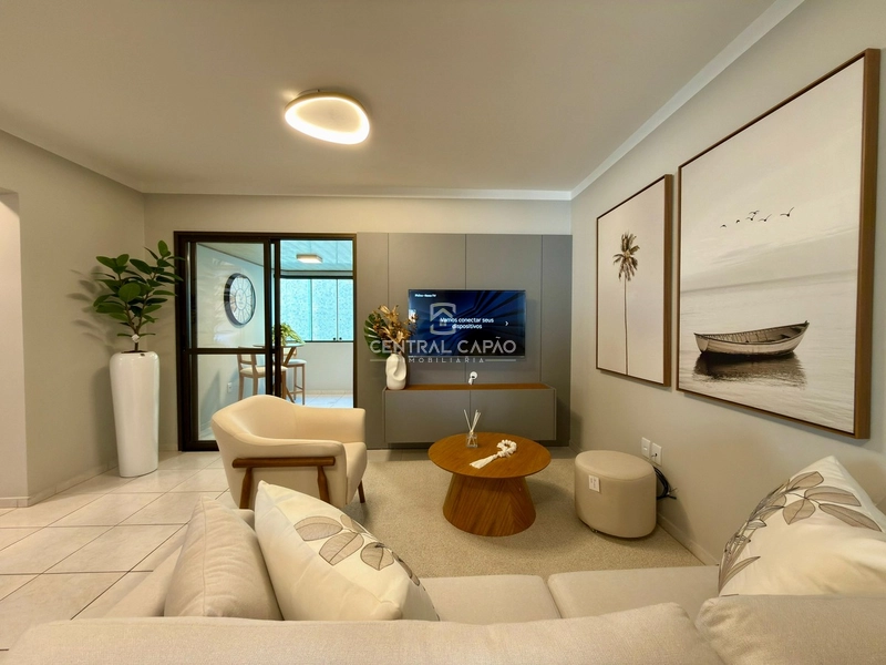 Apartamento de 2 quartos decorado a uma quadra do mar em Capão: 2ª foto da galeria de imagens do imóvel